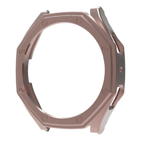Smartwatch Case PC Vattentätt skydd Stötsäkert hölje Hard Sleeve Ram Bumper Shell för Watch 6 40mm 44mm Rose gold 40mm
