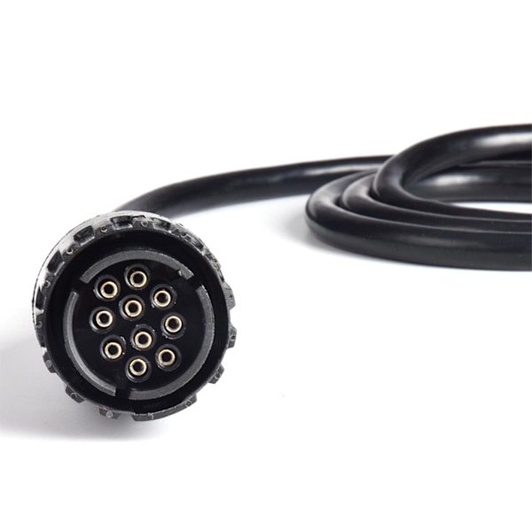 10-Pin OBD till 16-Pin OBD2 Diagnostisk Adapter Kontakt Kabel Scanner Verktyg för