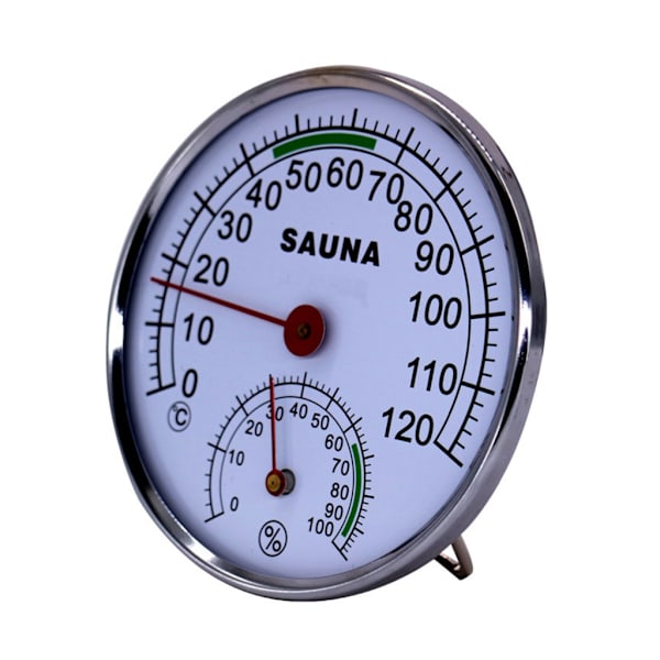 Dial Type Temperatur Fugtighed Detektor Måler Tester Vandtæt Vægmonteret Indendørs Analog- Termometer Hygrometer