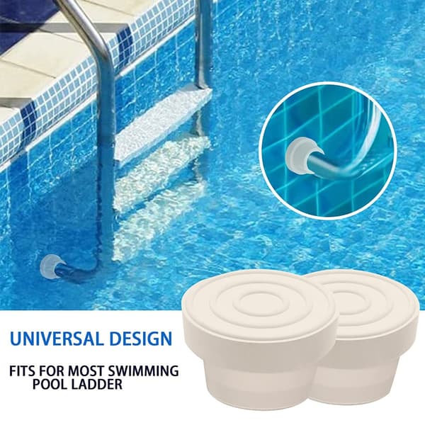 2 st poolstege gummipropp stegsäkerhetsstötfångare pool