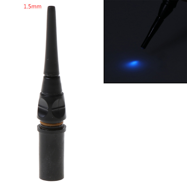 Fiskeflöte för Huvud DIY Flöten Grön Blå Ljus Attrahera Adapter Kontakt 1.5