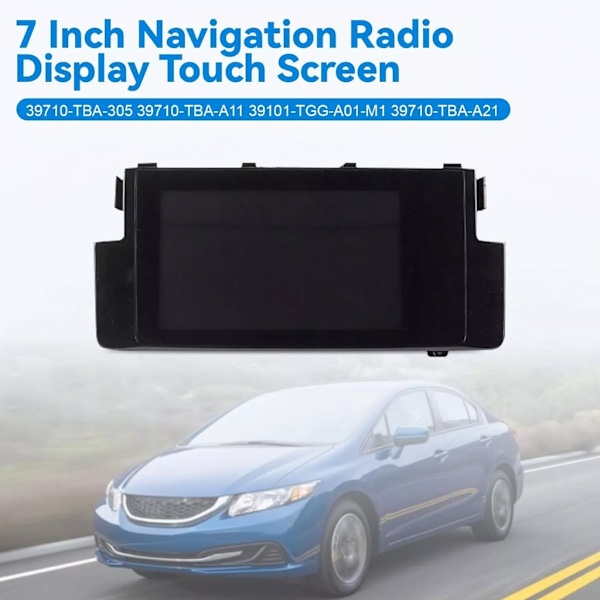 Erstatnings Navigation Digitizer Radio Navigation Display til 1.5L 2.0L