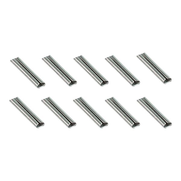 10 stk. 1:87 Togskinneforbindelsesclips Metalskinneforbindere til Entusiaster