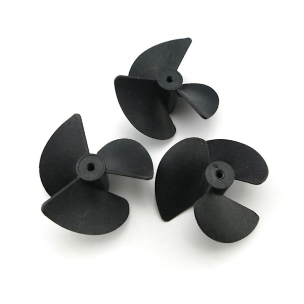 Enkel Installering RC Modellbåt Padle Slitesterk 2mm Aksel 3-blad Propeller