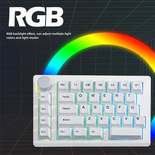 Lett Ergonomisk Tastatur for 1ms Input Resilient ABS