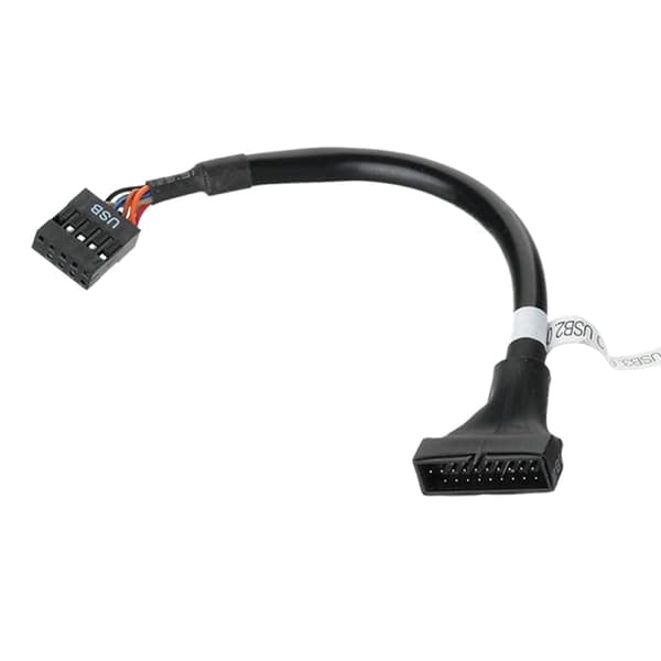 USB header till USB kabel, moderkort USB 3.0 hona till USB 2.0 hane header-kabel