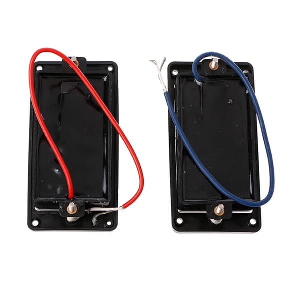 Gitarr Pickup Humbucker Hals Stall Med Ram För LP Svart 6-Strängad