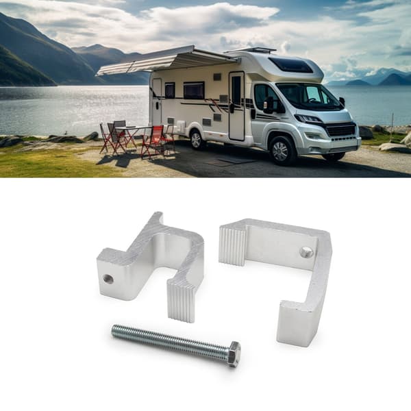 Kraftig Typ Aluminiumlegering Husbilsmonteringsfäste Universal Passform Black Four pieces