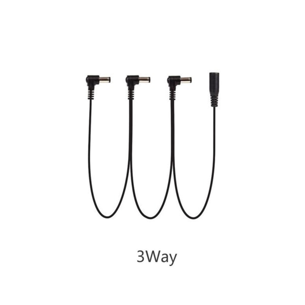 1 til 8 Vejs Daisy Chain Kabel Guitar Effekt Pedal Strømforsyningskabler Strømkabel Strømforsyningsadapter Splitterledning