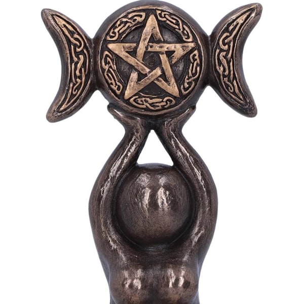 Hartsljusstake Triple Goddess Tea Light Hantverk Ornament Ljusstake