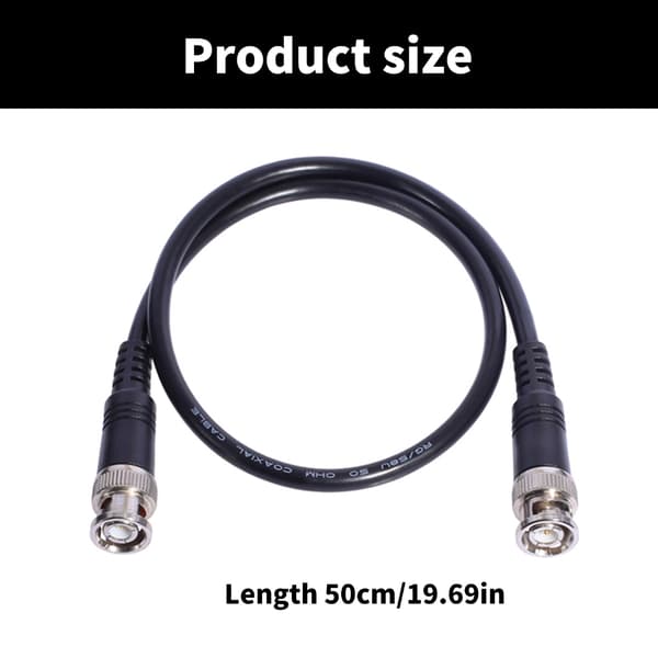 BNC han til han forlængerstik adapter professionel koaksialkabel