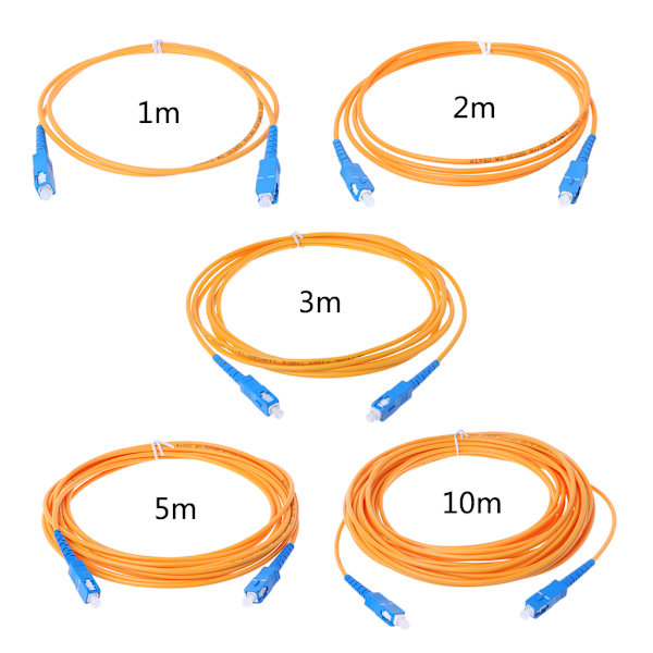 SC/UPC-SC/UPC-SM 3 mm fiberoptisk bygelkabel Enkellägesförlängningskabel 10m