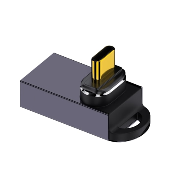 USB C Magnetisk Adapter 90 Grader Magnetisk USB C till USB Hona Adapter 10Gbps för Telefon 15/15 Pro/15 ProMax Surfplatta
