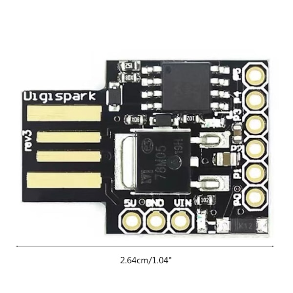 Attiny85 Digispark Kickstarter Micro USB Development Board IIC I2C och SPI Vis USI Miniature Module Support för Arduino