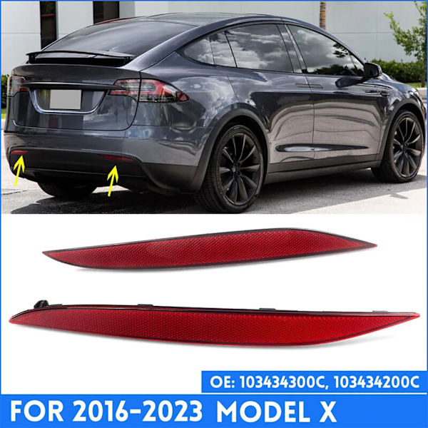 1 Par Bagkofanger Reflektor til 2016-2023 1034342-00-C