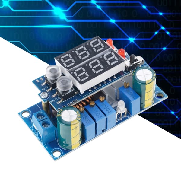 5A Solar Charge Controller MPPT-modul med dobbelt LED-display for sikkerhed
