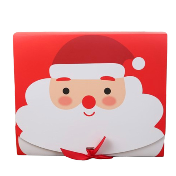 20 st Julgodis Kaklåda med Rosett Tecknad Jultomte Presentpapper för Cas