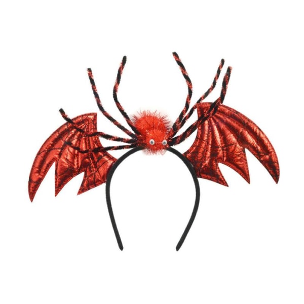 Halloween Spider Pannband Vuxna Barn Dress Up Wing Huvudbonader Håraccessoarer till festivalkostymer Rekvisita Orange