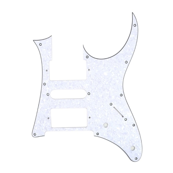 3-lagers 11-håls elgitarr valskydd anti-scratch pärlplatta cover för ST SQ elgitarrtillbehör White pearl