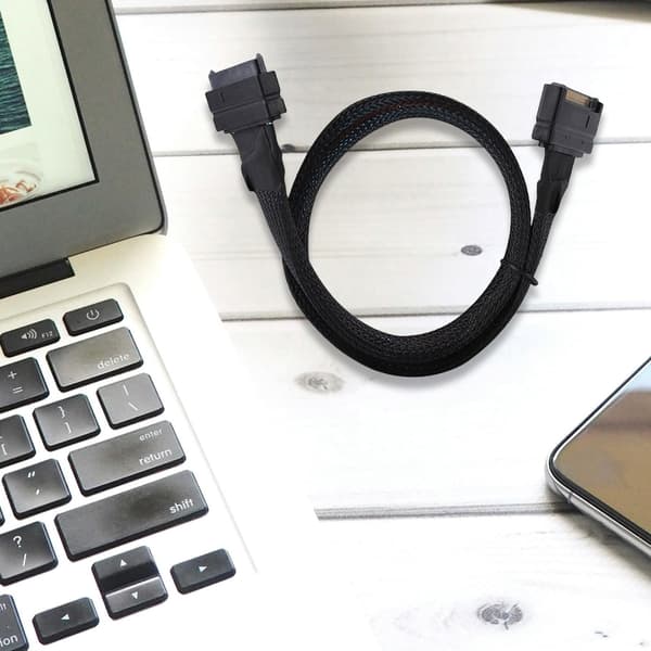 SFF8639 til SFF8639 NVME PCIe Kabel Ekstern Intern Han til Hun Kabel