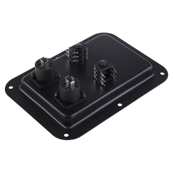 4-Core Socket Jack Plate Terminal Binding Post Dobbelt Speakon Input PA DJ Højttaler