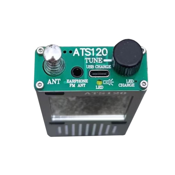 ATS120 Full Bands HiFi-radio SI4732 ESP32 Bluetoothkompatibel FM/AM-radio 2,4-tums LCD-skärm FM,AM,LSB, USB mottagare