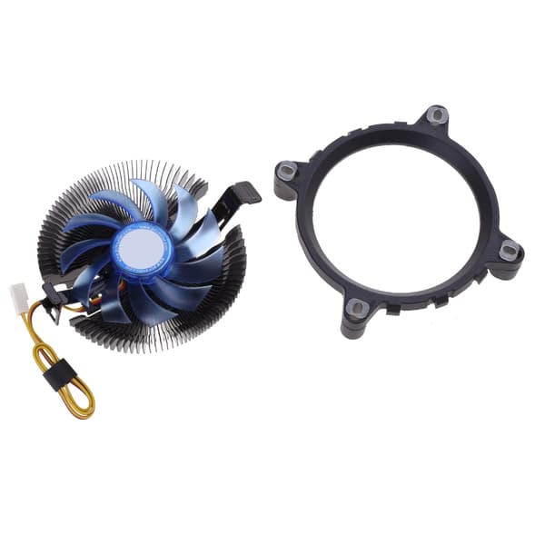 E86 CPU-køler Stille PWM-køleventilator Varmerør Ultratynd CPU-luftkøler 1U