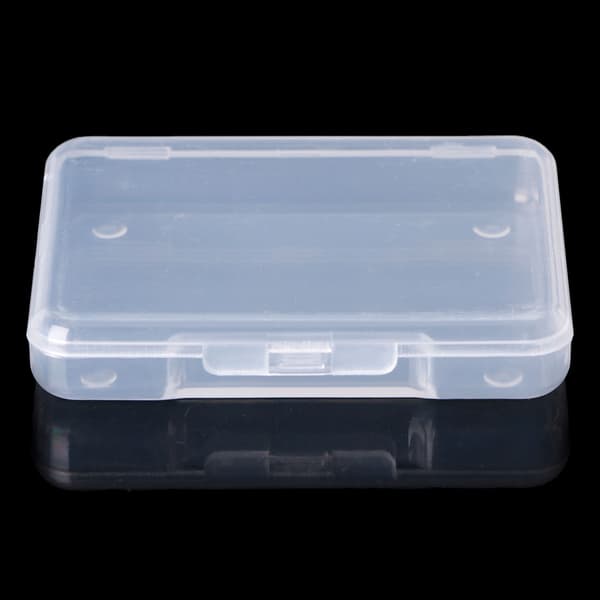 Rektangulär Förvaringslåda i Plast Klar Transparent Behållare Organizer