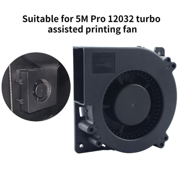 120x120x32mm 24V Køleventilator 3D Printer Dobbelt Kugleleje Køleventilator til AD 5M