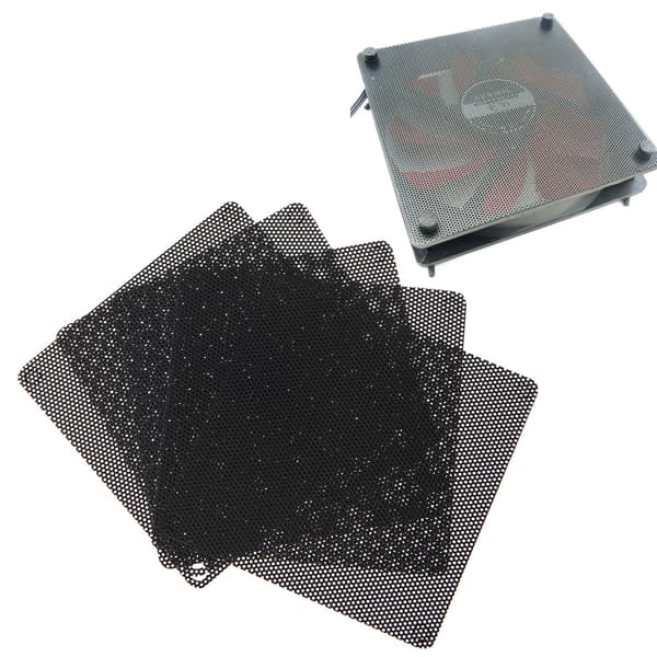 80mm pölysuodatin tietokoneen tuulettimelle [5 kpl] PC-tuulettimen kehys pölyverkko