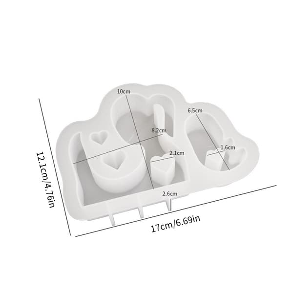 Mamma och Baby Staty Form Mors Dag Silikonform DIY Aromaterapi Ljus