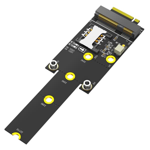 M.2 NGFF M-nøgle til Mini PCIe-adapterkort 2242 2260 2280 221100 harddisk