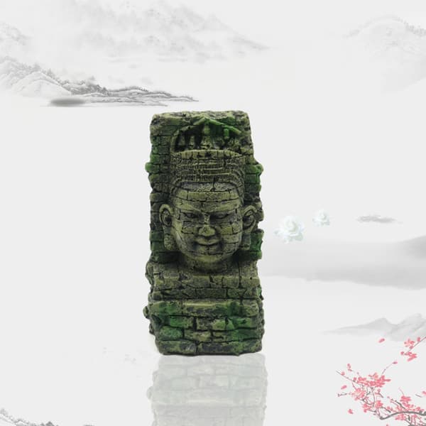 Akvarier Landskab Kunstig Romersk Buste Figur Statue til Akvarier