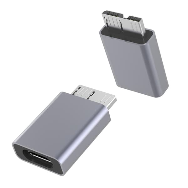 USB C till Micro B USB3.0 Adapter Typ C Hona till Micro B Hane Snabbladdning USB
