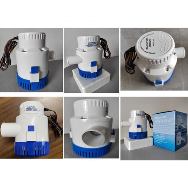 Kraftig 3700GPH länsvattenpump 24V marinklass för yachtfartyg och båtar 24V