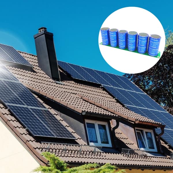Superkondensator 2.7V500F Farad Kapacitans Lindningstyp Energilagring