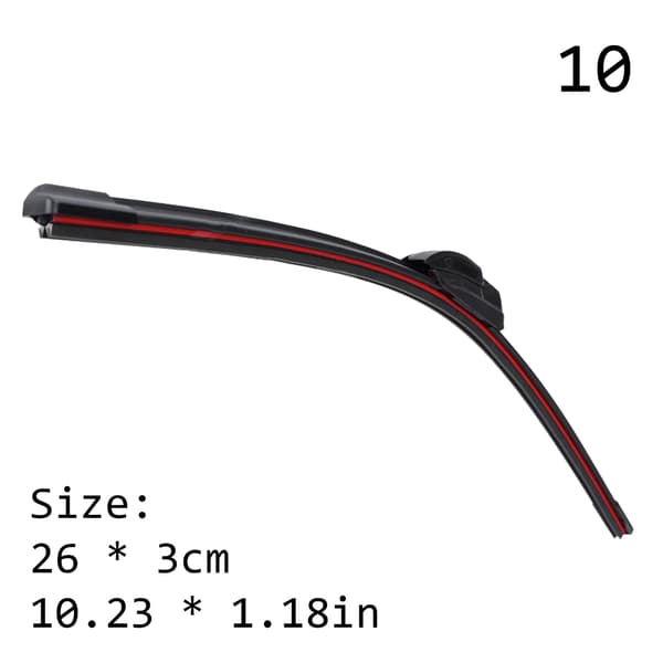 Vindrutetorkarblad Universal Ersättning Biltorkarblad 18cm