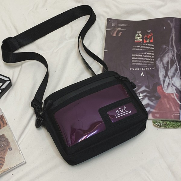 Damer Casual Axelväska Mode Crossbody-väska Flickor Liten fyrkantig väska väska Dam Messenger Bag för vår sommar Purple