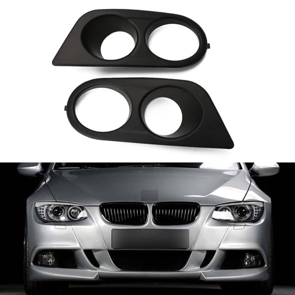 2 stk. Frontfanger Tåkelys Dobbel Hull Kanaldeksel for E46 M3 2001-2006