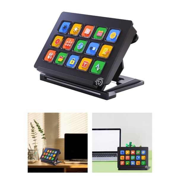 Ai Keyboards Stream Controller Streams Deck 15 Makroknapputløsere for PC