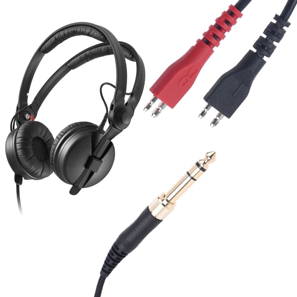 Löstagbar gaminghörlurskabel 118 tum lång brusreducerande headset Gamingkabel Audio för HD230/HD250/HD25