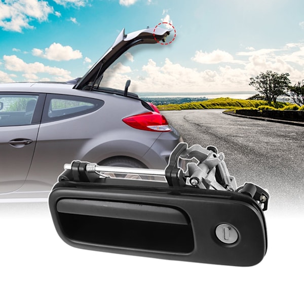 Auton takaluukun kahva lukolla ja 2 avaimella Golf 4 1J6827565B