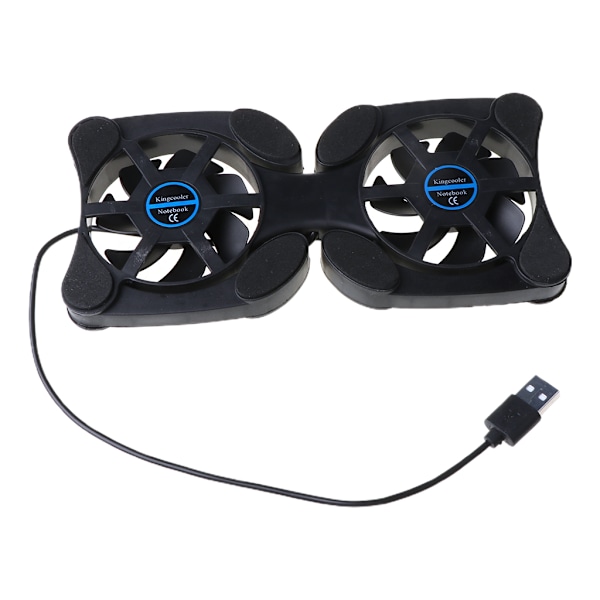 CPU Bundkort Kold USB Køling Dobbelt Ventilator Samling Kompatibel til Notebook til Macbook Laptop PC Kabinet Luftkøler Port