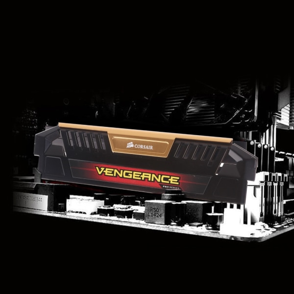1 set RAM kylfläns kylare kylare kylfläns kylare för DDR2 DDR3 DDR4 Desktop Memory Värmeavledning Pad Gold
