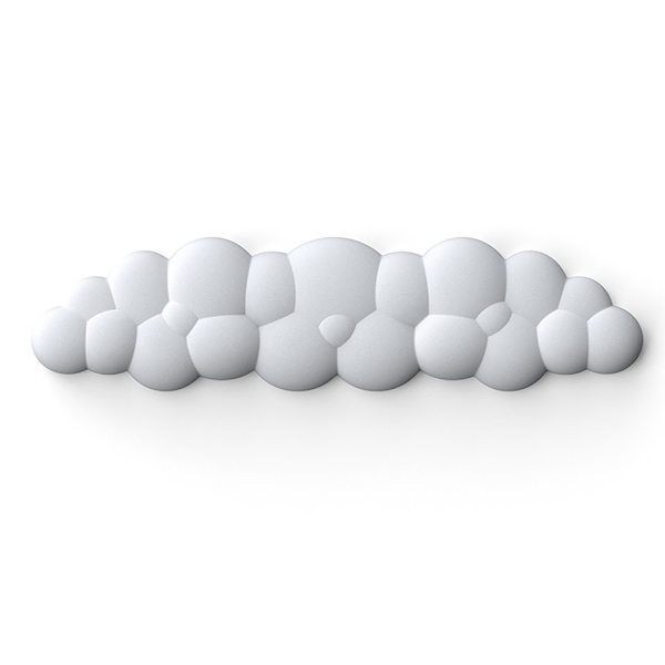 Skyformet håndledsstøtte PU-materiale skridsikker gummibase memoryskum til 100 taster 87 taster 68 taster tastatur musemåtte