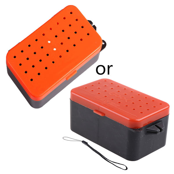 Pustende Fiske Levende Agn Beholder Holder Boks Mark Lures Oppbevaringsorganisator