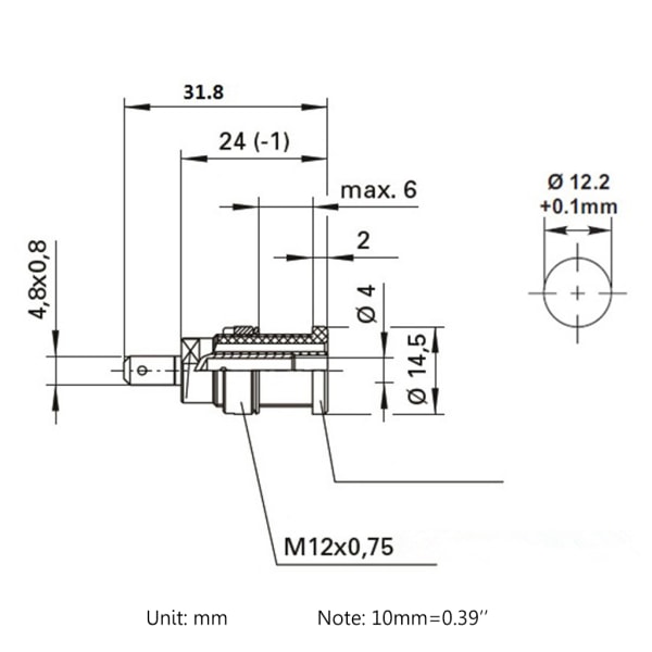 5 st/ set 4 mm Banana hona uttag 30V-60V 24A Adapter Chassi Panelmonterad bindningsstolpe för icke-höljda kontakter