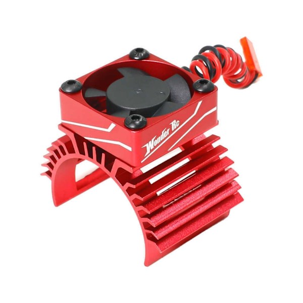 Högpresterande fjärrkontrolltillbehör 36mm dubbel kylfläkt Simple red Red bracket