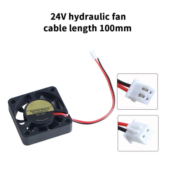 4010 3D Printer Blæser 24V Køleblæser 40x40x10mm 3D Printer Ekstruder Hotend