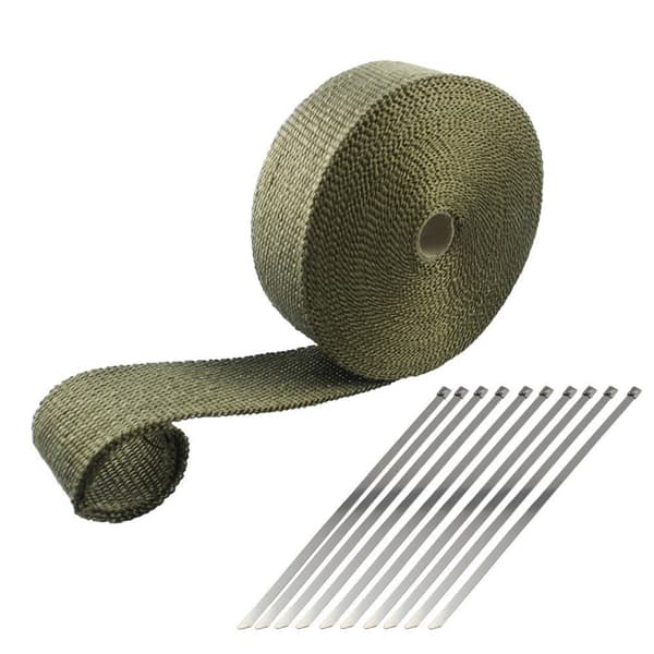Bil Motorsykkel Eksos Termisk Eksostape Eksos Varme Tape Wrap Rør Wrap